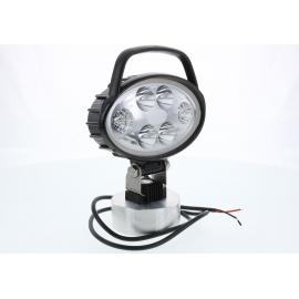 Work light LED oval 150X93mm with handle and switch- cable